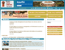 Tablet Screenshot of museocruzherrera.com